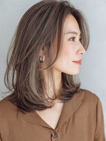 サンタフェ 太田大泉店(Santa'Fe)&nbsp;Santa'Fe式脱白髪染め白髪ぼかしカラー/ミディアムレイヤー