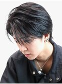 波巻きパーマ ツーブロック 刈り上げ 20代