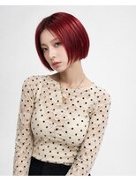 バポス ヘアサロン (BAPOS Hair Salon)&nbsp;ダブルカラーボルドルビー前下がりボブ