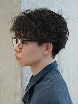 フィフス 大分(fifth)&nbsp;大分ルーズパーマシャドウパーマメンズカットルーズショート緩め