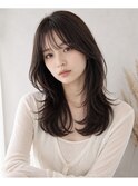 ハッシュカット_韓国顔周り調布レイヤーカット前髪カットウルフ