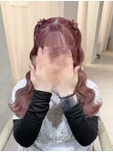 編み上げハーフツイン