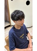 マッシュパーマゆるめ
