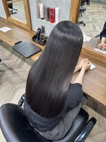 アンジェリカ 立町店(ANGELICA)&nbsp;暗髪　グレージュ　髪質改善　縮毛矯正