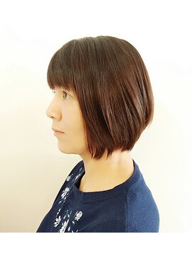 アトリエ ヴィサージュ 稲毛海岸店(ATELIER VISAGE) いまどき前下がりボブは”ゆるストレート”が気分♪