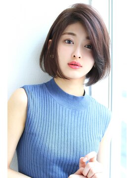 ロゼ 石橋(Rose) 【ROSE/石橋】丸みショート/斜めバング/ボブ