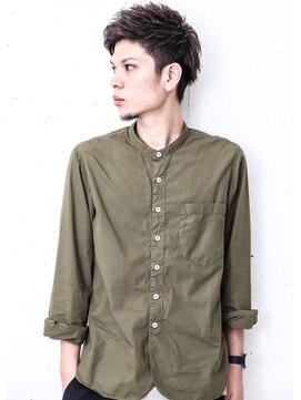 フジヤマ バーバー ショップ(FUJIYAMA BARBER SHOP) ソフトツーブロック フェザーマッシュ