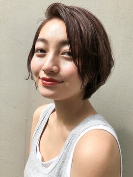 ミィ 表参道(mee.) 【mee.】 ショートボブ 丸みショート
