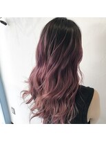 テクライズ 豊橋店(TECHRISE) ラベンダーピンクバレイヤージュ