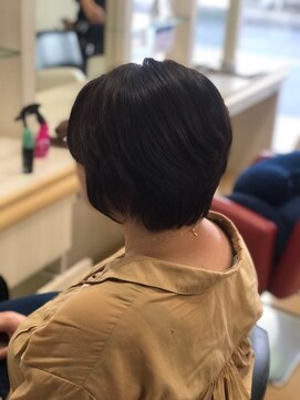 ヘアークリアー 春日部 大人可愛い首元スッキリショートカット/春日部/30代40代50代