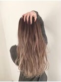 馴染ませヘアカラー
