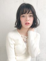暗髪ナチュラルヘア