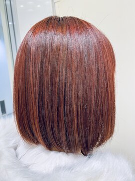 サロンドユー ベルポート本店(SALON DE U) チェリーレッドカラー