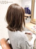 髪質改善ひし形ソフトウルフ簡単まとまるツヤ髪Cカーブカット