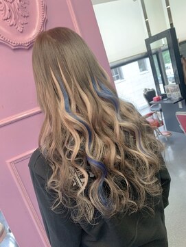 アンリップ ジー(salon unripG) h.i グレーベージュ ブルー