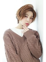 クラン 六甲道(Chlan) 無造作ふんわりかきあげショートボブ