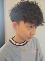 レヴィーヘアー(Revie hair) マッシュ×ツイストスパイラルパーマ