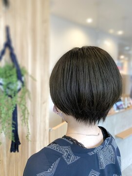 アドラーブル 長岡新保店(adorable) ショートボブ 【オリーブグレージュ】 20代30代40代