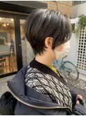 カーキアッシュ☆ショートボブ