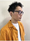 大人カジュアルアップバング