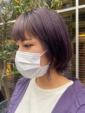 ノイ(neu) 色落ちまで可愛い!ハイトーンアッシュカラー