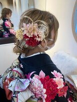 ティダスマイル(tida smile)&nbsp;成人式／卒業式 ヘアメイク ヘアセット お客様スタイル