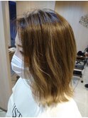 ～ハニーブロンド～全頭ブリーチ