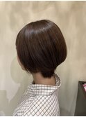 後頭部ふんわりショート