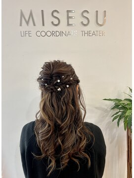 ミセス 天神店(MISESU) ハーフアップ