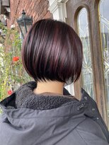 ２丁目３番地美容室&nbsp;ピンクラベンダー・丸みショート