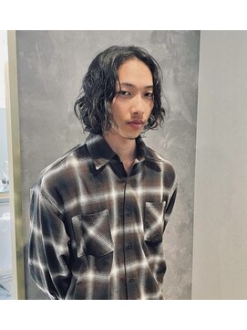 ミュール(meulu-) メンズボブパーマ