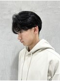 毛流れセンターパート