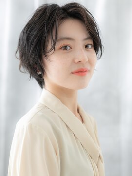 ドクターズ サロン ラブ(Dr's Salon LAB) くせ毛風ゆるふわ横顔美人ラフマッシュパーマn古河20代30代40代