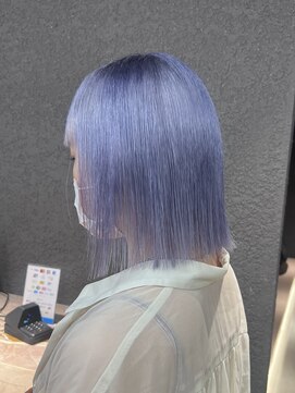 ペレ 栄店(PELE) デザインカラー/レイヤーカット/ウェットヘア/オリーブベージュ