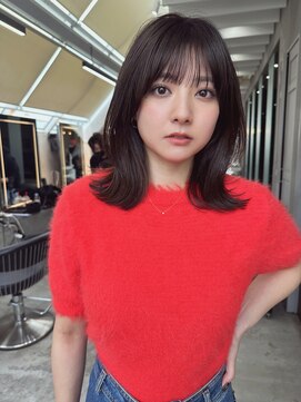 ロンドアリシア 金山(Lond Alexia) 艶髪 髪質改善 ブリーチなしダブルカラー レイヤー 韓国風5301