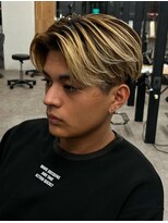 エルマーク 神戸三宮(L-MARK)&nbsp;バレイヤージュブリーチダブルカラーハイライトメッシュブリーチ