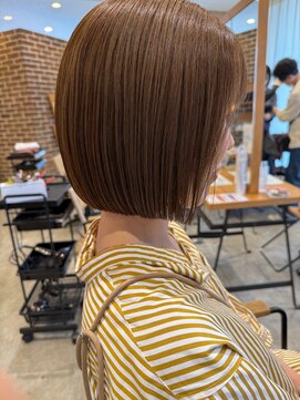 ヘアーエスクールステラ(hair S.COEUR stella) シークレットハイライト×ボブ