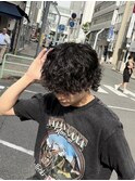 シャドウパーマ波巻きスパイラルパーマウルフパーマ名古屋駅栄駅