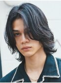 渋谷スパイラルパーマセンターパートメンズパーマメンズヘア30代