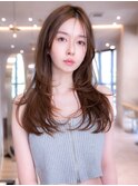 20代30代/顔周りレイヤー/ロング