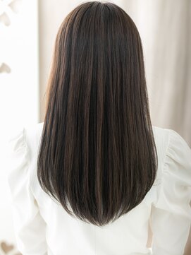 カバーヘア ブリス 戸田公園西口店(COVER HAIR bliss) チャコールグレーアッシュ大人美人黒髪ロングY戸田公園30代40代