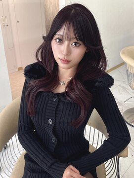 くびれヘア×レイヤーカット