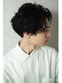 ツイストスパイラル髪型束感渋谷メンズ