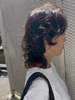 ロマリア 青山 南青山(Lomalia)&nbsp;ウェーブパーマウルフ[青山/表参道/白髪染め/白髪ぼかし/パーマ]