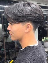 ニコ トウキョウ ロジック(nico TOKYO Logic)&nbsp;センターパートニュアンスパーマ曲がる縮毛矯正