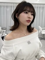 アマトウキョウスマートサロン(AMA TOKYO×Smart Salon)&nbsp;くびれミディアムレイヤー/顔まわりカット/美髪レイヤーカット