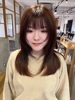 アカラ(acala) 20代30代40代レイヤーカット【イルミナカラー縮毛矯正髪質改善】