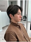 毛流れセンターパート(メンズカット/ダウンパーマ/ナチュラル) 