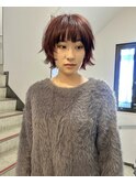 kana ブリーチなし ワインレッド