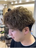 桑名メンズパーマツイストスパイラルパーマ波巻きパーマツイスパ